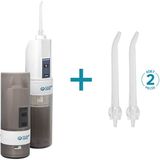 Clear One ClearOne Şarjlı Taşınabilir Ağız Duşu + 2'li Başlık Seti Yerli Üretim 4 Modlu 220ml Su Haznesi - Siyah - Beyaz