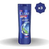 Clear Şampuan Menthol Kepeğe Karşı 350 ml - (3 Adet)