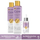Clear Scalpceuticals 2x300 ml Şampuan + 45 ml Serum