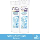 Clear Women Hyaluron Nem Terapisi 2x350 ml Şampuan