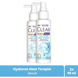 Clear Women Kepeğe Karşı Etkili Saç Bakım Serumu Hyaluron Nem Terapisi 90 ml X2