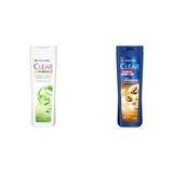 Clear Women Kepeğe Karşı Etkili Şampuan Bitkisel Sentez Aloe Vera & Çay Ağacı Yağı 350 ml(2) Clear Men Kepeğe Karşı Etkili Şampuan Saç Dökülmesine Karşı Kahve Çekirdeği Özü 350 ml(1)