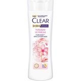 Clear Women Kepeğe Karşı Etkili Şampuan Yumuşak Parlak Kiraz Çiçeği Esansı & Keratin 350 ml 3 Adet