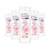 Clear Women Kepeğe Karşı Etkili Şampuan Yumuşak ve Parlak 350 ml * 5 Adet