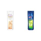 Clear Women Kil Terapisi Arınmış ve Yumuşak Saçlar Kepeğe Karşı Etkili Şampuan 350 ml(1) Clear Men Maksimum Ferahlık Yağlı Saç Derisi İçin Limon Özlü Kepeğe Karşı Etkili Şampuan 350 ml(1)