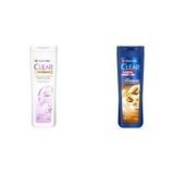 Clear Women Komple Bakım Vitamin Kompleksi Kepeğe Karşı Etkili Şampuan 350 ml(1) Clear Men Kepeğe Karşı Etkili Şampuan Saç Dökülmesine Karşı Kahve Çekirdeği Özü 350 ml(1)