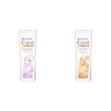 Clear Women Komple Bakım Vitamin Kompleksi Kepeğe Karşı Etkili Şampuan 350 ml(1) Clear Women Kil Terapisi Arınmış ve Yumuşak Saçlar Kepeğe Karşı Etkili Şampuan 350 ml(1)