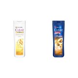Clear Women Saç Dökülmesine Karşı Zencefil Özü Kepeğe Karşı Etkili Şampuan 350 ml(1) Clear Men Kepeğe Karşı Etkili Şampuan Saç Dökülmesine Karşı Kahve Çekirdeği Özü 350 ml(1)
