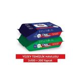Clearmotion Clearmotion Yüzey Temizlik Havlusu (2X100) 200 Yaprak