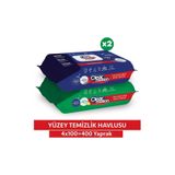Clearmotion Clearmotion Yüzey Temizlik Havlusu (4x100) 400 Yaprak