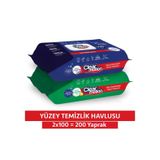 Clearmotion Yüzey Temizlik Havlusu (2X100) 200 Yaprak