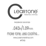 Cleartone Acoustic Phos-Bronze 043 Tek Tel Akustik Gitar Tek Tel
