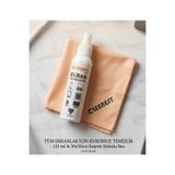 Cleenest Ekran Temizleme Seti 125ml Sıvı Ve Kaşmir Bez 30x30 Otomobil Ekranı, Led Tv, Notebook ,kamera,