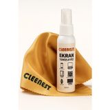 Cleenest Ekran Temizleyici Seti, 125 ml Sprey 30x30 cm Mikrofiber Bez, Tüm Ekranlar için