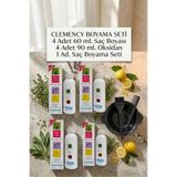 Clemency 8.0 Açık Kumral Bitkisel İçerikli Saç Boyası 60 ml + %9 30 Volume Oksidan 90 ml