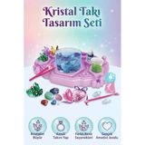 Clemento-Ni Lisanslı Kristal Takı Tasarımı Değerli Taşlar 18 Parça Renkli Kendin Yap Oyuncak Set