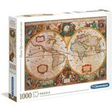 Clementoni - 1000 Parça High Quality Collection Yetişkin Puzzle - Old Map