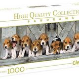 Clementoni - 1000 Parça HQ Collection Panorama Yetişkin Puzzle - Beagles