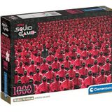 Clementoni 1000 Parça Squid Game Puzzle Impossible (Compact Box)
