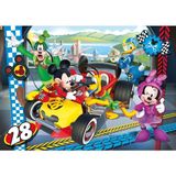 Clementoni 24 Parça Mickey Roadstar Racers Puzzle Renkli 6+