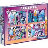 Clementoni 4 İn 1 Puzzle Disney Junior Vampirina 4 Ü 1 Arada Yapboz 2 Adet 20 Parçalı 2 Adet 40 Parçalı Yapboz Seti