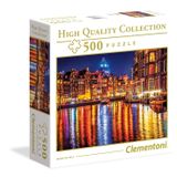 Clementoni - 500 Parça HQ Collection Yetişkin Puzzle - Amsterdam