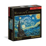 Clementoni - 94932 - Museum Collection Yetişkin Puzzle - Stary Night - Van Gogh - 500 Parça