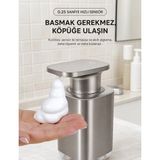 Cleon Sensörlü Sabunluk | Şarjlı, Otomatik, Temassız, Sıvı Sabunluk - Siyah