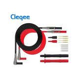 Cleqee P1300A 12 Parça Çok Işlevli Değiştirilebilir Multimetre Probu Test Ölçüm Kablo Kiti - 1 metre - test probu