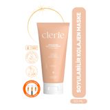 Clerie Cosmetics Kolajen İçerikli Soyulabilir Yüz Maskesi – 1 Saatte Cam Cilt, Nemlendirici, Gözenek Sıkılaştırıcı