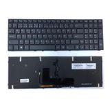Clevo P651, P651SA, P651SE, P651SG Klavyesi - (Siyah TR) ışıklı