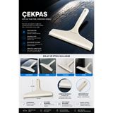 clewax Çekpas Camsil Çekçek Tezgah Üstü Çekpası Banyo Cam Silme Yumuşak Slikonlu Camsil
