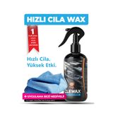 clewax Premium Hızlı Cila Wax 400 Ml - Mikrofiber Bez Hediyeli