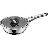 Click & Serve Çıkarılabilir Saplı Indüksiyon Tabanlı Çelik Wok Tava 20 cm