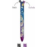 Clıck0021 Ikı Renklı Tukenmez Kalem Fusya&Sıyah Alı