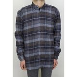 Cliente Fistan Store Erkek Spor Kesim Rahat Kalıp Tek Cepli Oduncu Gömlek - Kahverengi - 2XL