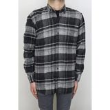 Cliente Fistan Store Erkek Spor Kesim Rahat Kalıp Tek Cepli Oduncu Gömlek - Siyah - Beyaz - XL