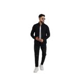 Cliento Adel Paraşüt Kumaş Uzun Kollu Modern Erkek Gömlek - XL - Siyah