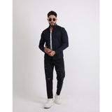 Cliento Modern Slim Fit Casual Likralı Pamuklu Armürlü Erkek Gömlek - Siyah