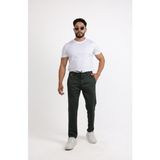 cliento Modern Tarz Desenli Örme Jogger Erkek Pantolon Yeşil 2XL