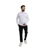 Cliento Şık ve Modern Likralı Pamuk Armürlü Kumaş Slim Fit Erkek Gömlek - 2XL - Beyaz