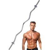 Clifton 120 Cm Z Bar Krom Içi Dolu Halter Barı Ağırlık Plakası Takma Agirlik Halter Kaldırma Barı Spor Aleti