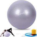 Clifton 65 Cm Fitilli Pilates Topu Ve Pompa Seti Pilates Denge Yoga Spor Egzersiz Top
