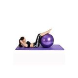 Clifton 65 Cm Fitilli Pilates Topu Ve Pompa Seti Plates Denge Yoga Spor Egzersiz Top Jimnastik Fitness Gym