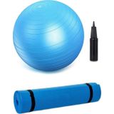 Clifton 65 Cm Pilates Topu Ve 7Mm Pilates Minderi Egzersiz Seti Pilates Seti Yoga Seti