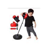 Clifton Çocuk Boks Standı 70-105 Cm Refleks Topu Boks Seti Eldiven siyah Tek Ebat