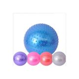 Clifton Dikenli Yoga Pilates Aerobik Jimnastik Topu 65 Cm + Pompa, Tek Ebat, es50, MOR