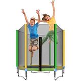 Clifton Fileli Trambolin Katlanabilir 140 cm Trambolin Yeşil CLTF-198