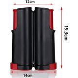 Clifton Her Masa Için Uygun Mekanizmalı Masa Tenisi Filesi 2 Raket 3 Top Set Kırmızı- Siyah