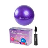 Clifton Jimnastik Topu 65 cm Pompa Dahil, Tek Ebat, clf5487, mor